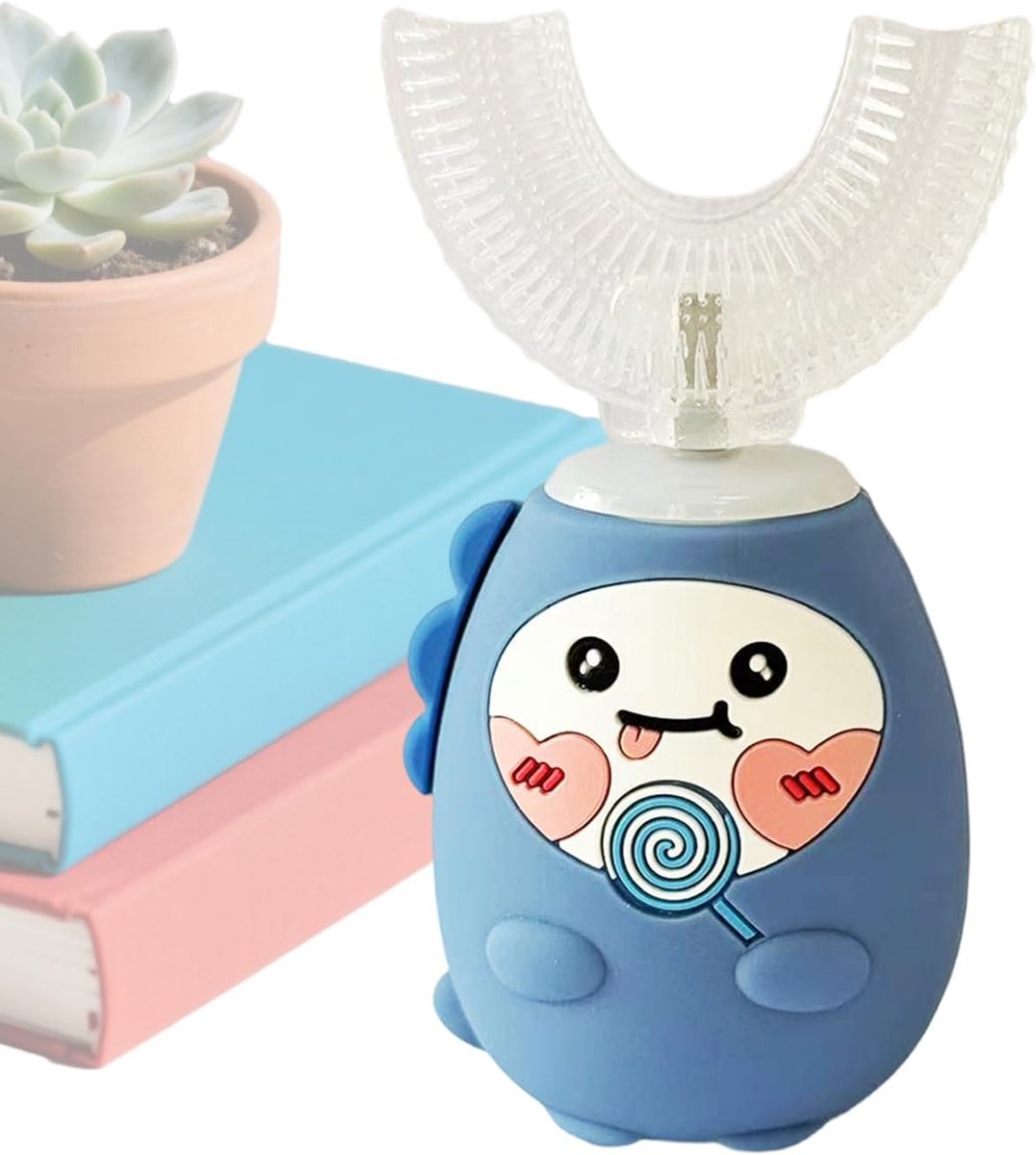 Kinder Tandenborstel - Elektrische Borstel - Volledige Mondreiniging - 3 Modi Timer - 10x4 cm
