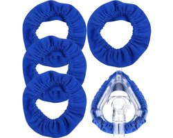 4 stuks Full Face CPAP Masker Liner, herbruikbare CPAP masker kussenhoezen, wasbare maskerafdekking, CPAP maskerafdekkingen, CPAP accessoires voor het verminderen van luchtlekken en blaren