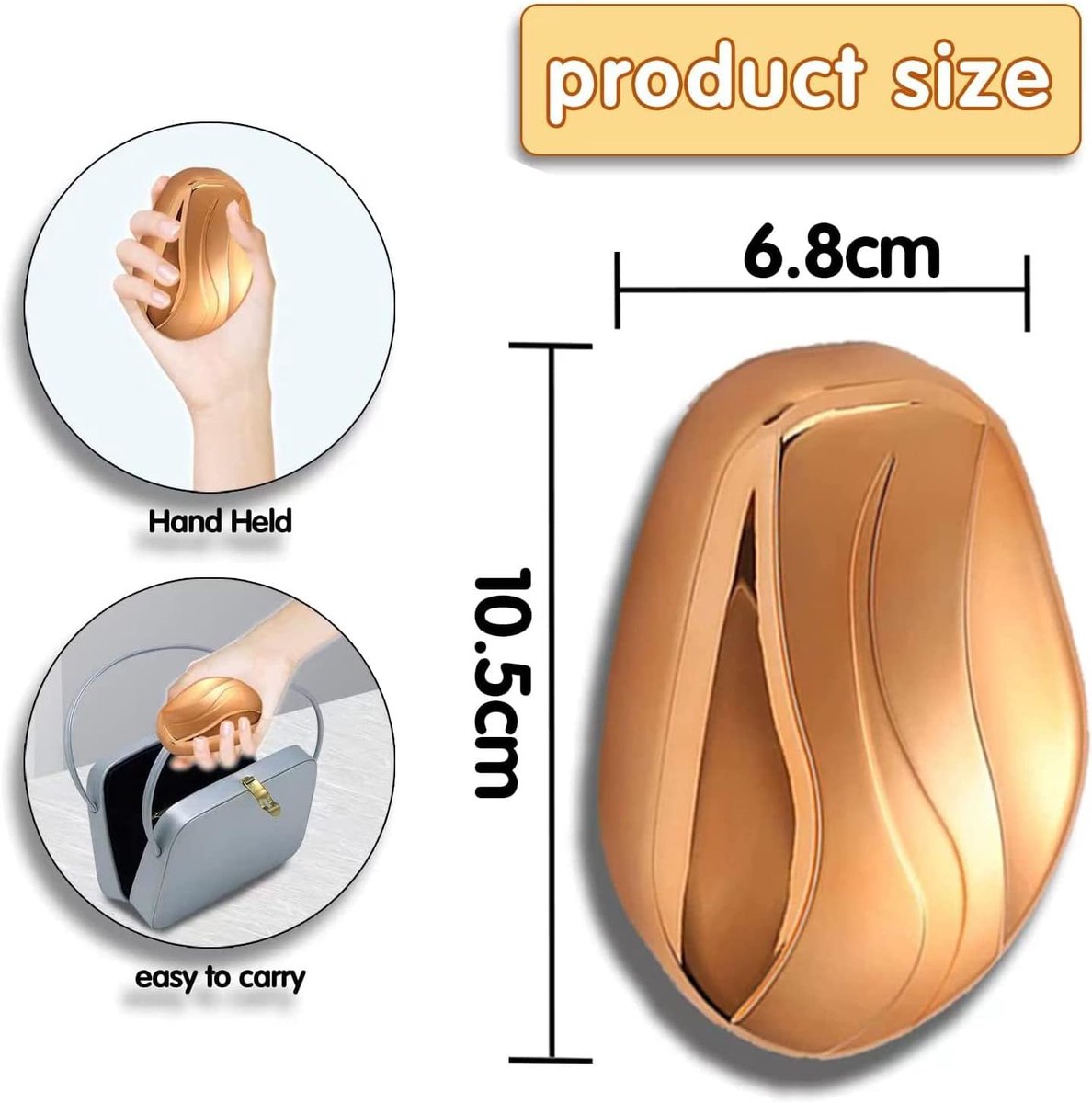 Kristallen Epilator - Gladde Huid Tool - Pijnloze Ontharing - Herbruikbaar Nano Glas - 10.5 cm Lengte - Zwart thumbnail 6