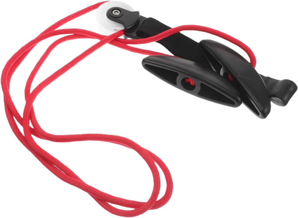 Indoor Pulley Trainer - Schouder Katrol - Thuis Revalidatie - Eenvoudige Deur Installatie - 186cm Touwlengte - Rood
