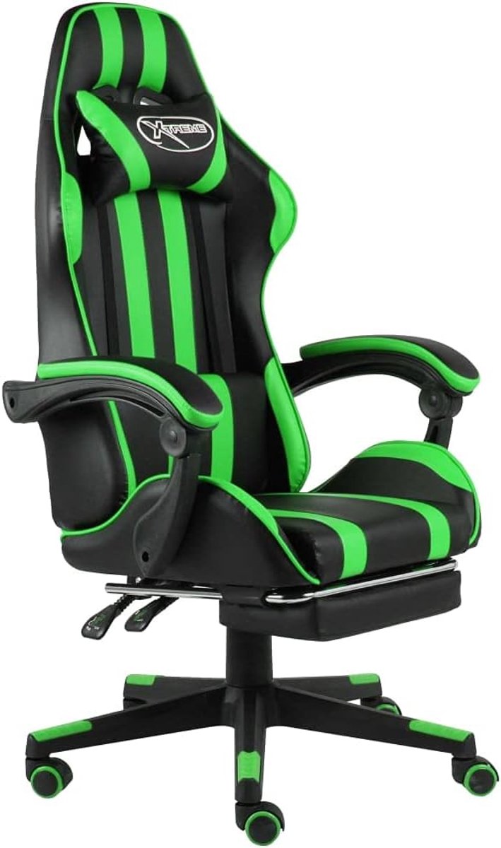 Gaming stoel - Comfortabele bureaustoel - Langdurig gamen - Met verstelbare voetsteun - 115-130 cm hoog - Zwart rood — afbeelding 5