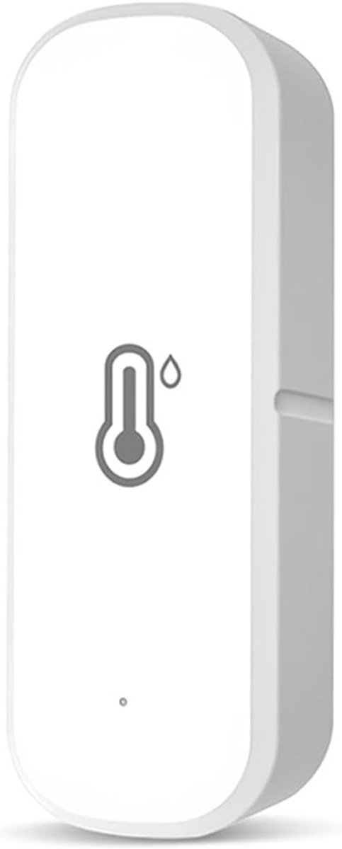 Luchtvochtigheid Sensor - Hygrometer Thermometer - Binnenklimaat Monitoren - Aanpasbare Waarschuwingen - 24 Gram - Wit
