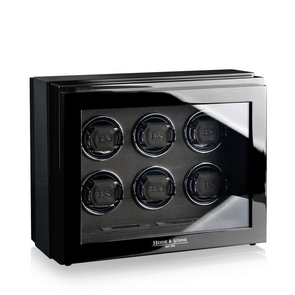 Heisse Söhne - 70019-243.67 - Horlogeopwinder - voor 6 horloges - Watch Master 6 - Carbon Style