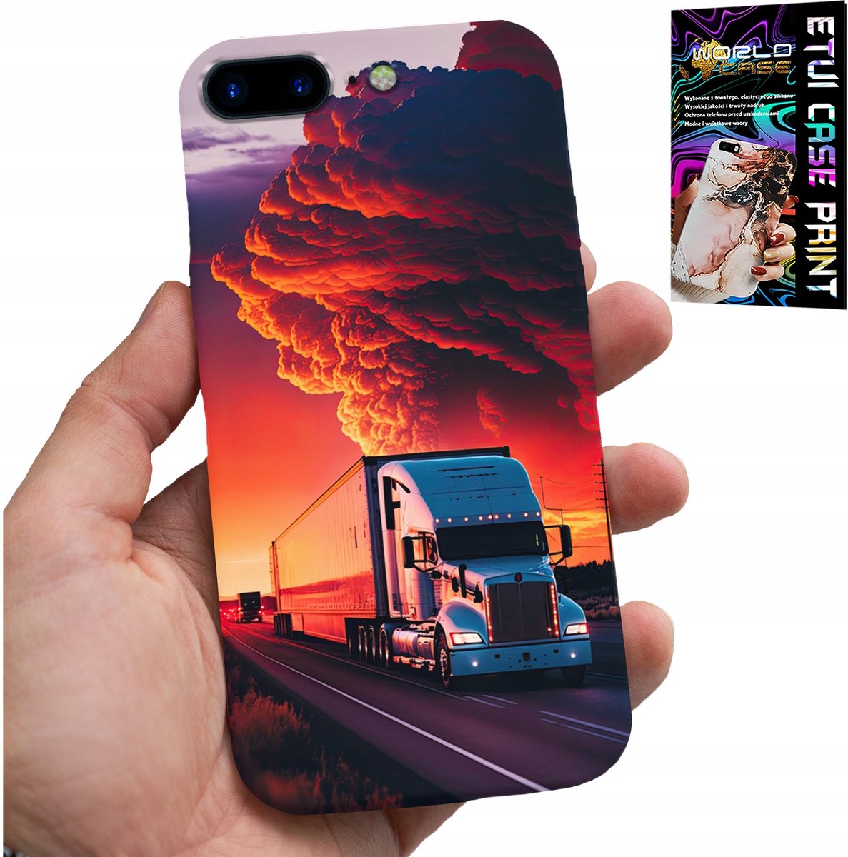 HOESJE VOOR IPHONE (7 PLUS) - VRACHTWAGENHOESJE + GEHARD GLAS