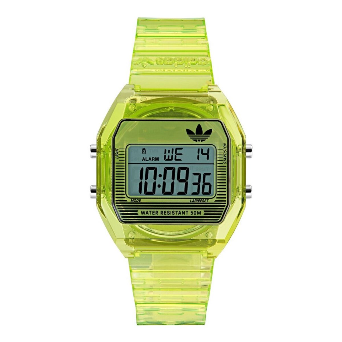 Adidas Originals Digital Two Crystal AOST25538 Horloge - Resin - Groen - Ø 36 mm