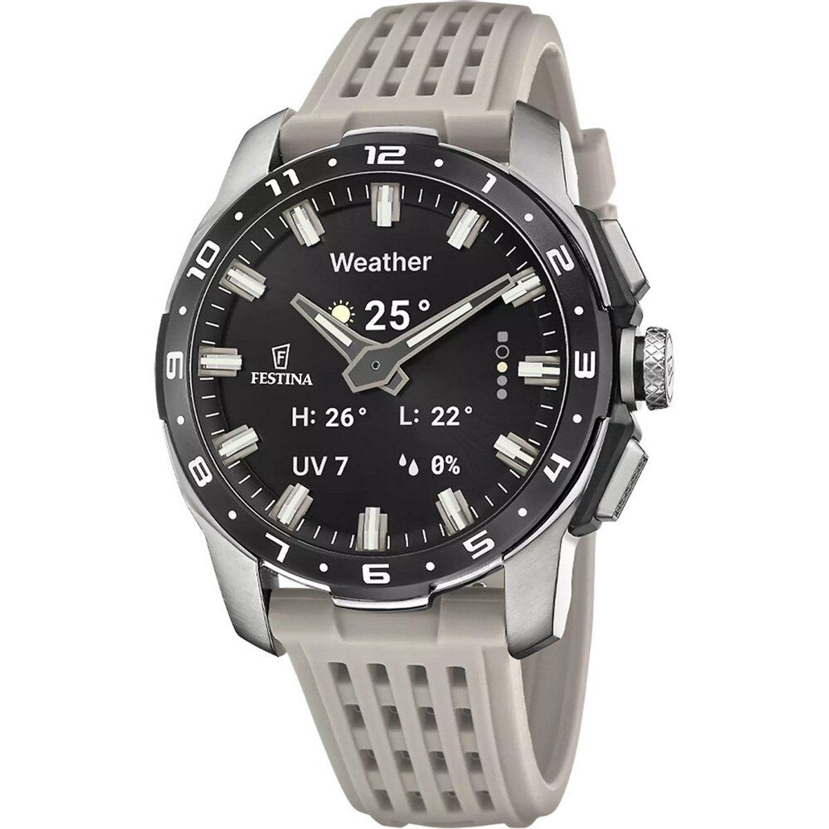 Festina - F23305-7 - Polshorloge - Hybride - Heren - Connected