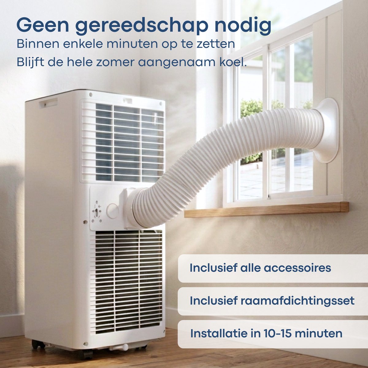 Aironex Mobiele Airco 7000 BTU met App en Afstandsbediening - afbeelding 3