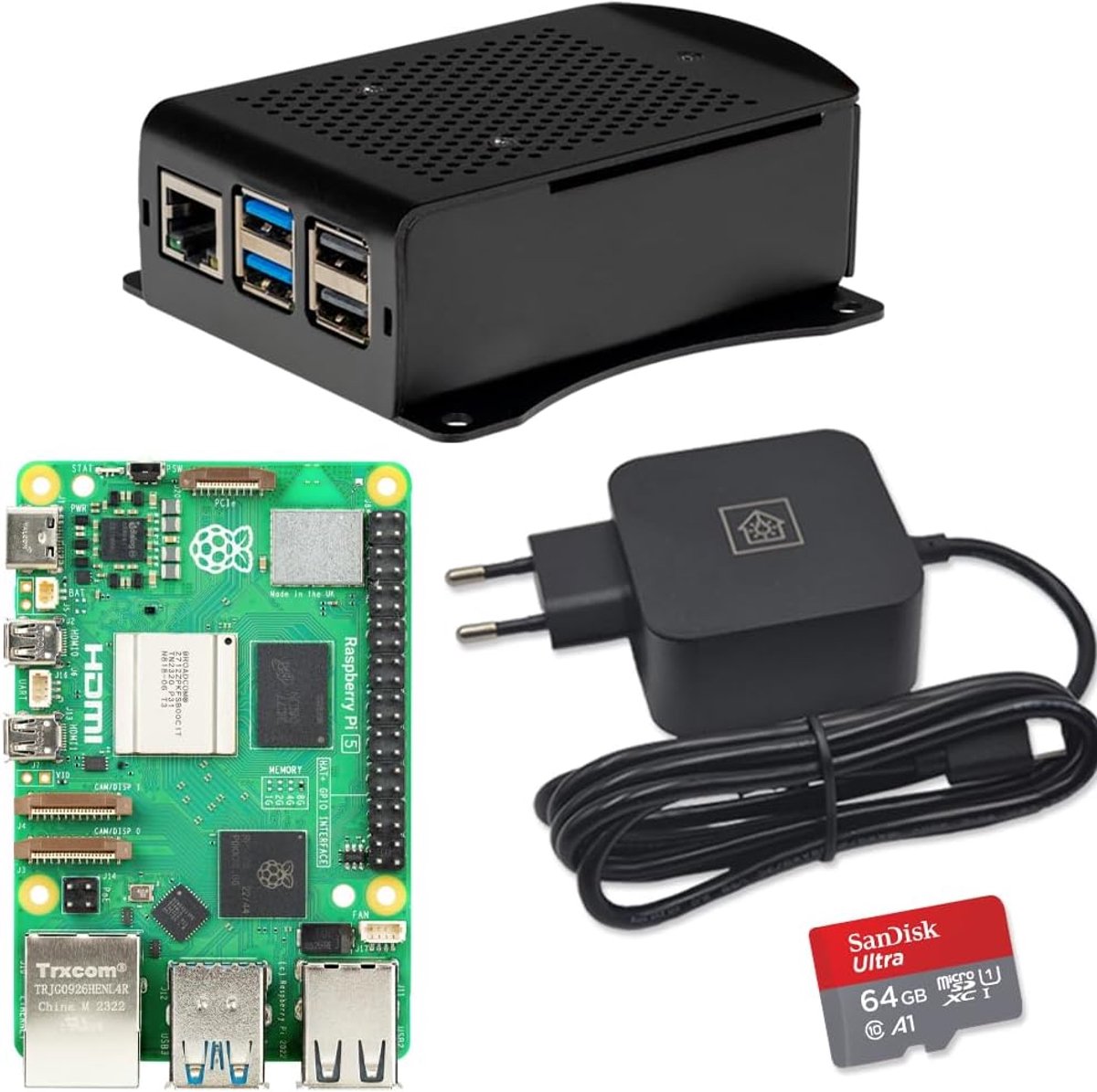 Smart Home Hub - Domotica Centrale - Apparaten Verbinden - Kant-en-klaar Systeem - 4 GB RAM - Zwart