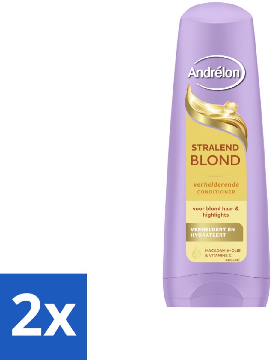 Andrélon Conditioner Stralend Blond - 200 ml x2