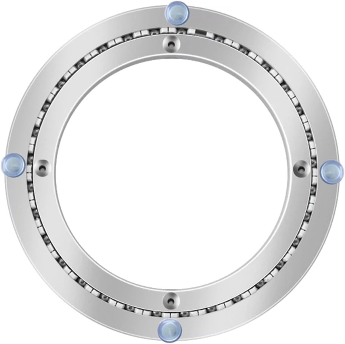 Draaibare Tafel - Draaiplateau - Keuken Organiseren - Stille Aluminium Basis - 45cm Diameter