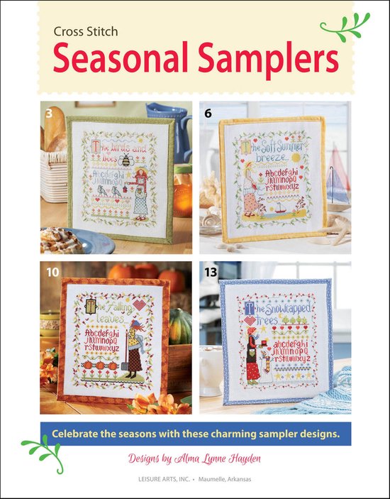 Seasonal Samplers Cross Stitch - cover
