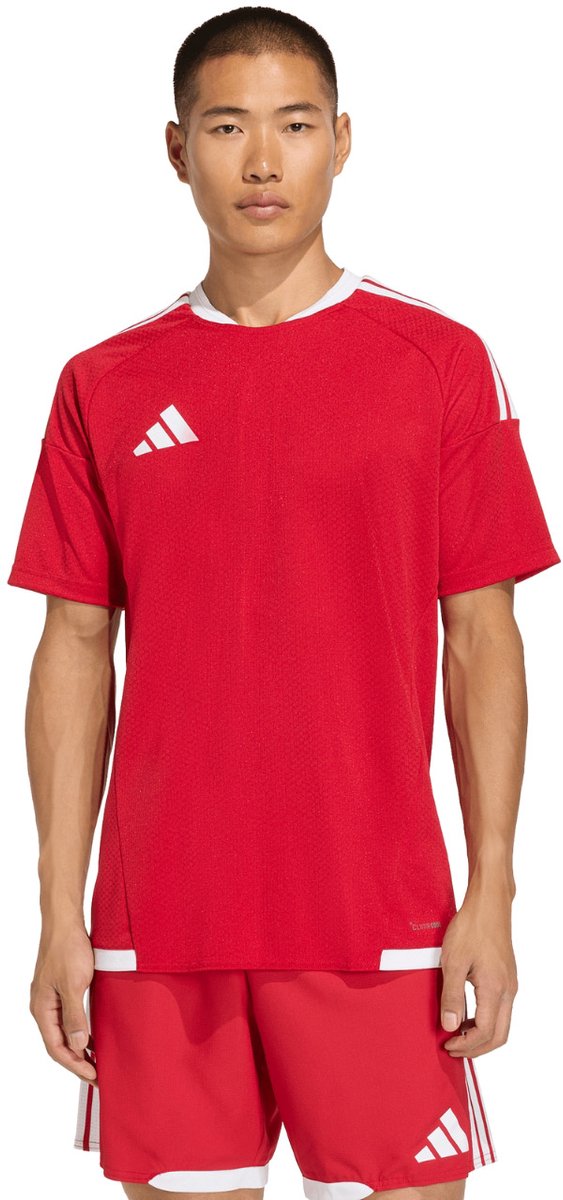 adidas T-shirt Heren Tiro 26 Competition Match Jersey Rood-Wit - Maat L
