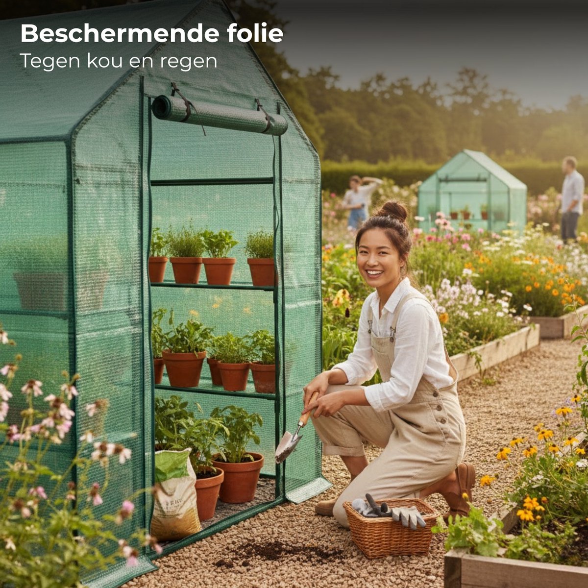 Lomera Kweekkas - Tuinkas - Broeikas - Plantenkas - Foliekas - Inloopkas - Tomatenkas - Hobbykas - Mini Kweekkas - Serre - Kweekhuis - Kas voor Tuin - Kas voor Balkon – foto 5