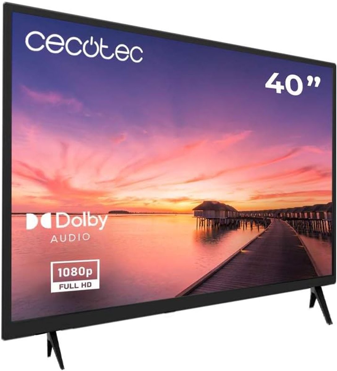 LED Televisie - Smart TV Scherm - Thuis Entertainment - Full HD Resolutie - 40 Inch - Zwart