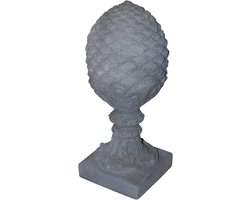 Ananas Beeld - Decoratie Figuur - Tuin Decoratie - Natuursteen Look - 58.5 cm Hoog - Graniet