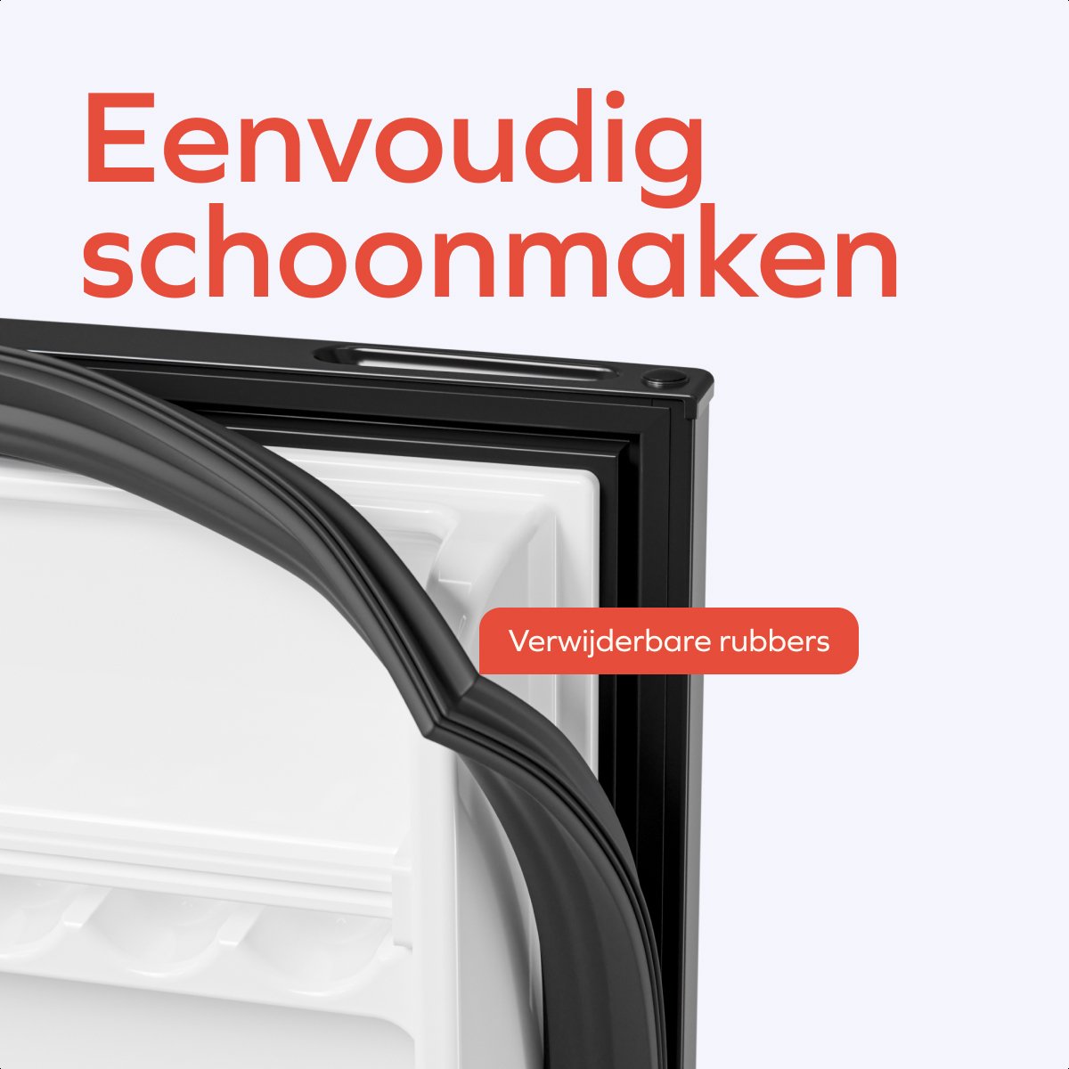 KitchenBrothers Koelkast - 92L - Tafelmodel - IJskast - Frigo - Vrijstaand - Zwart — afbeelding 3