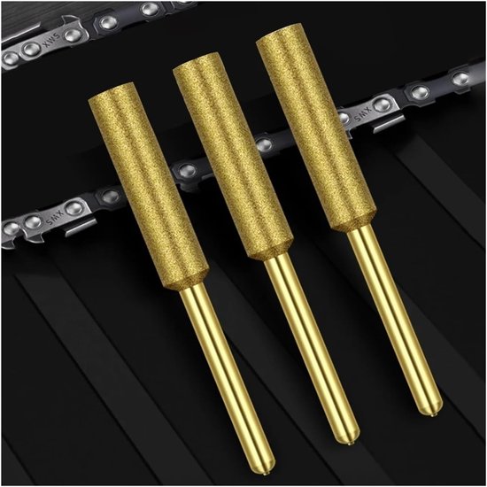 Kettingzaag Slijper - Slijpbit Set - Kettingzaag Onderhoud - Diamant Gecoat - 4/4.8/5.5mm van Merkloos	 — afbeelding 5