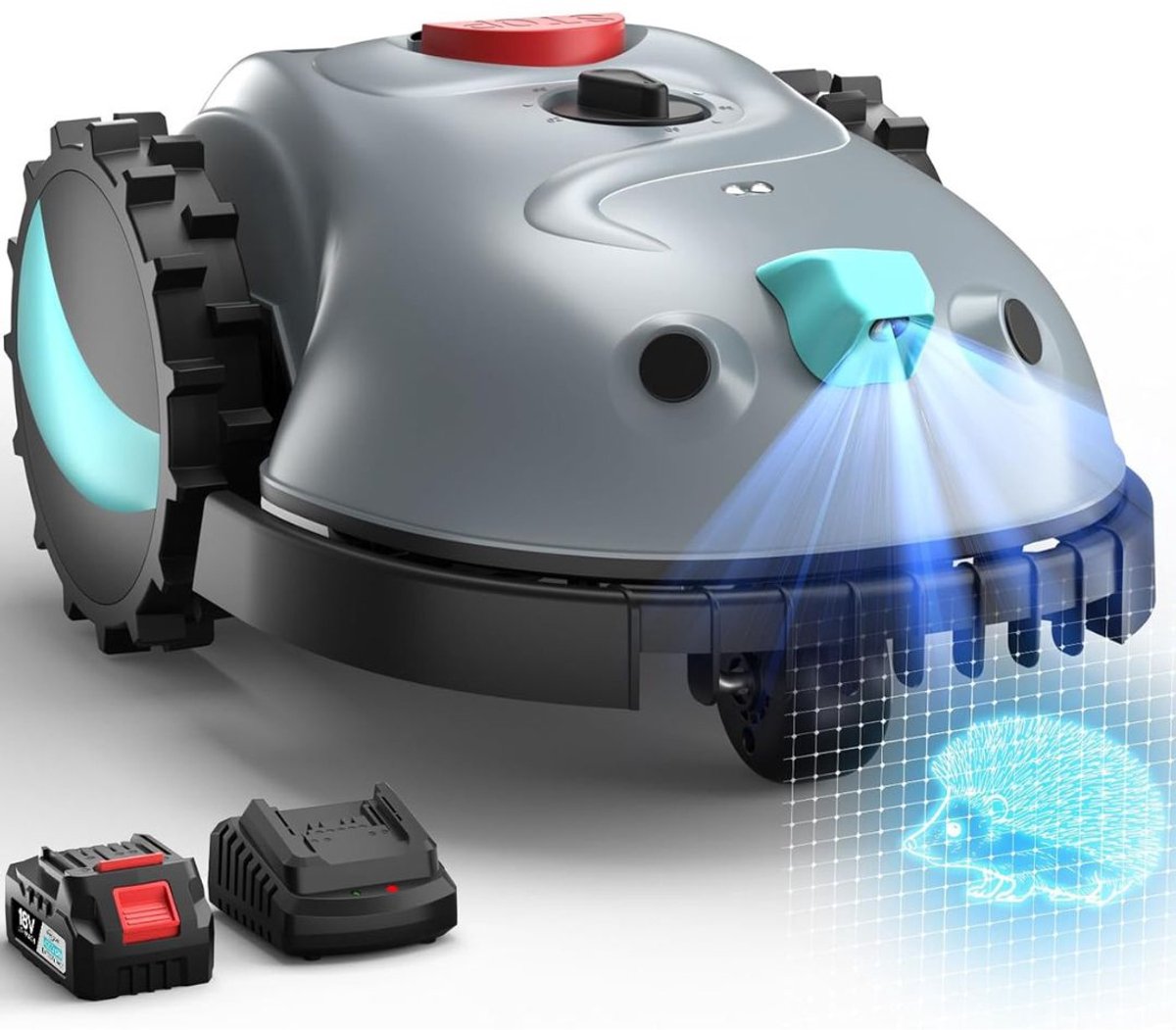 FlexVer® Robot Grasmaaiers - Lawn Mower - Electric - Grijs