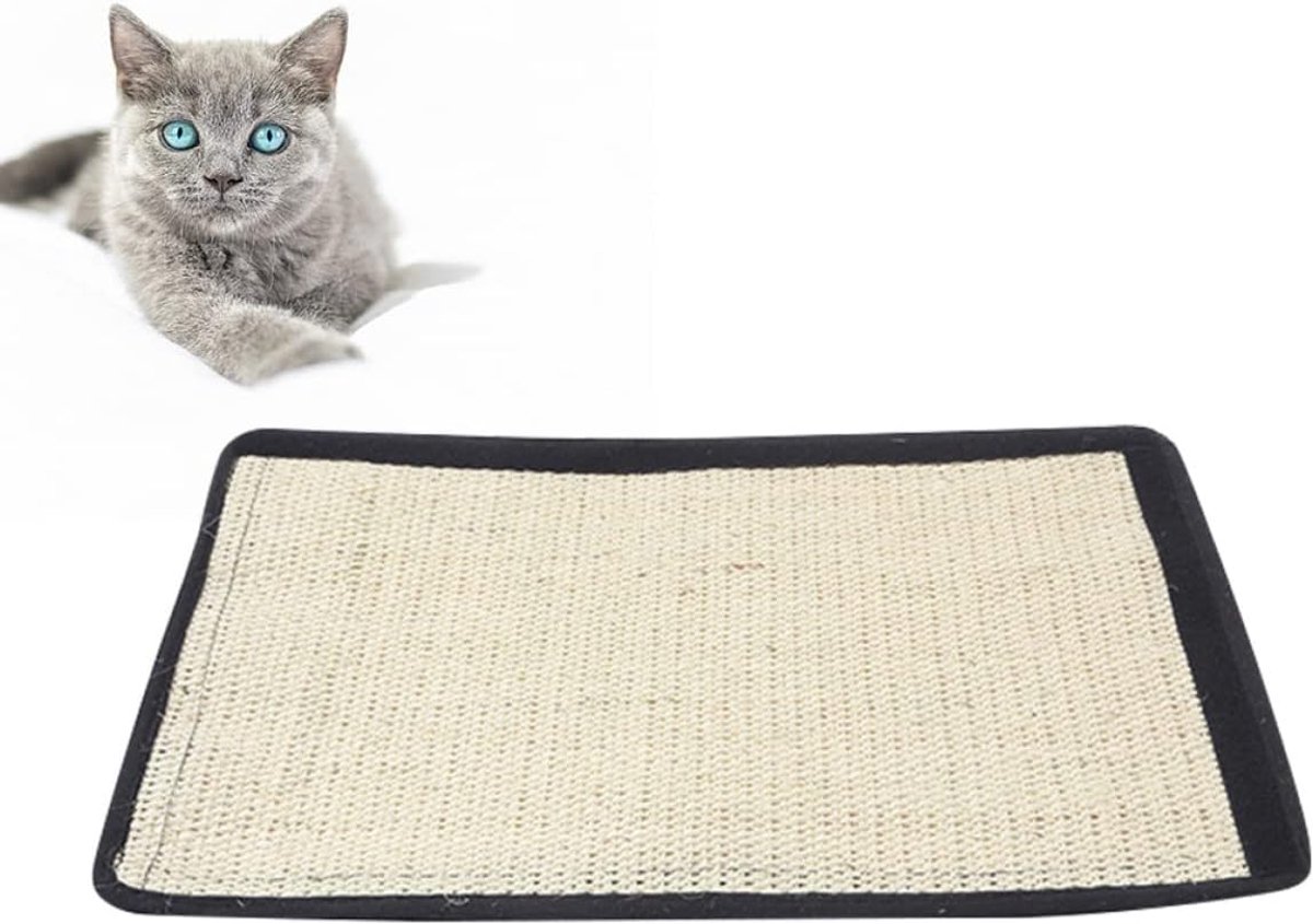 Katten Krabmat - Huisdier Sisal - Krabben Beschermen - Duurzaam Sisal Materiaal - 30 x 20.5 cm - Niet Gespecificeerd
