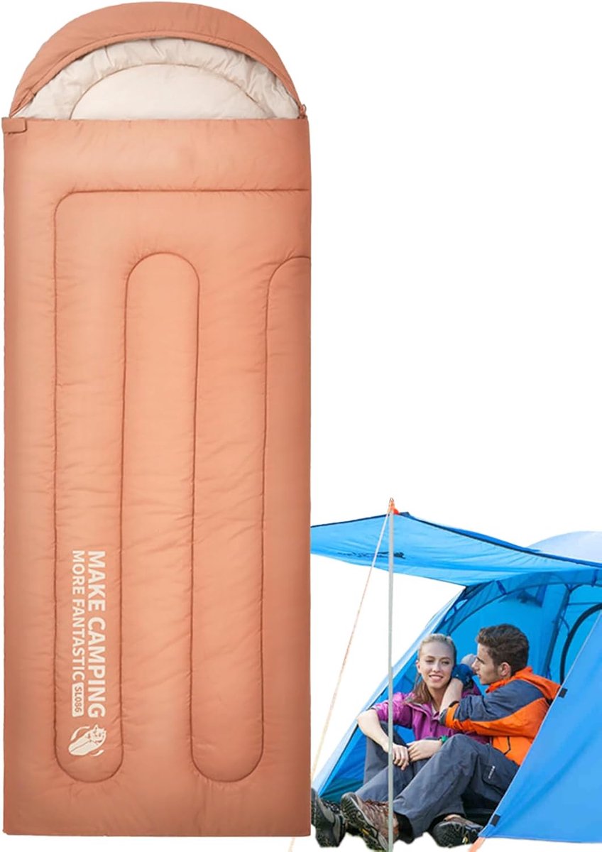Slaapzak Volwassenen - Mummie Slaapzak - Kamperen Wandelen - Waterdicht Lichtgewicht - 220x75 cm - 18 kg