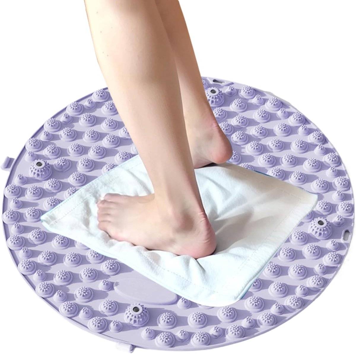 Voetmassagemat - Reflexologie Mat - Ontspanning Thuis - Verdikt TPE Rubber - 54 x 28 cm - Paars Blauw