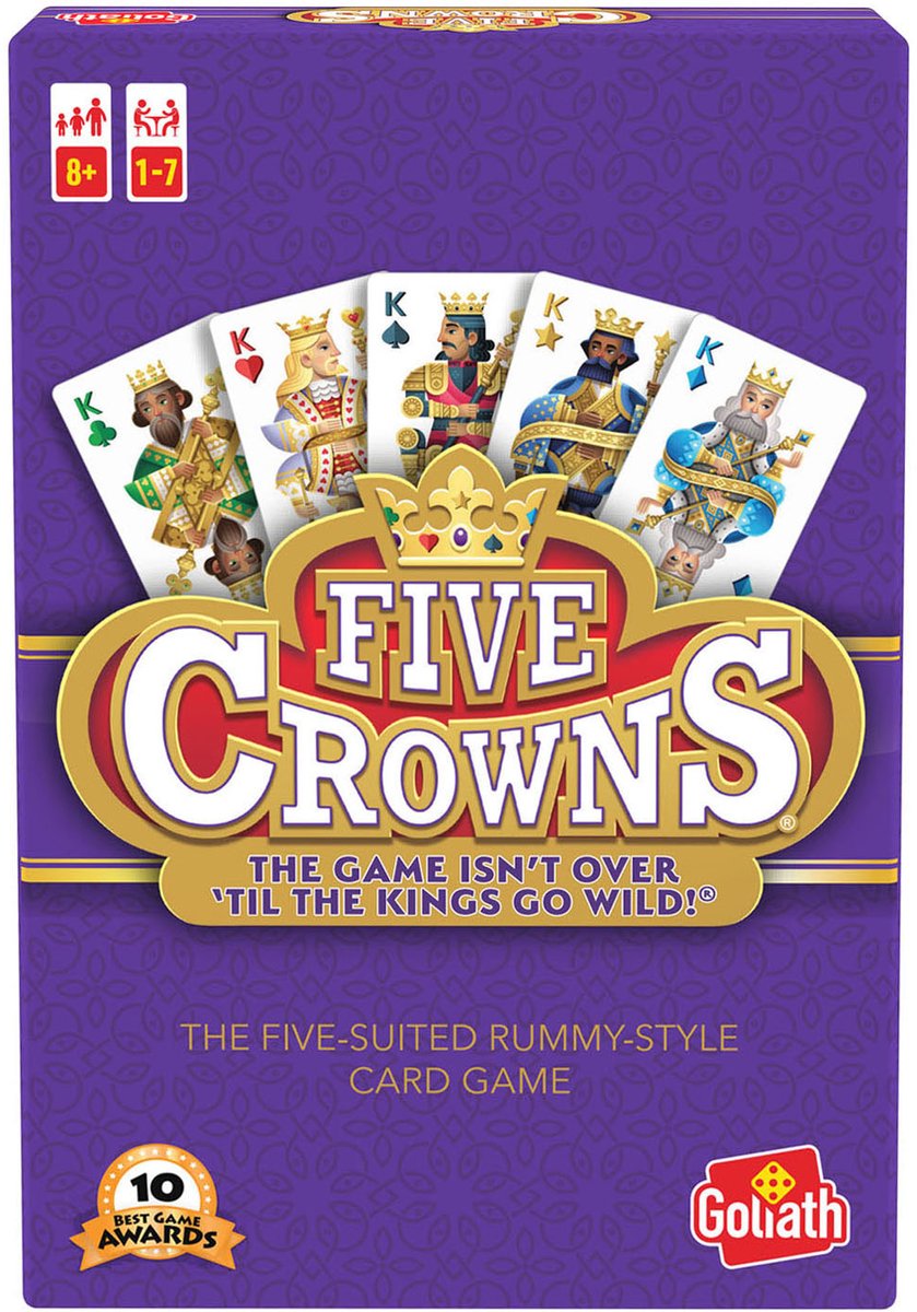 Goliath Five Crowns - Kaartspel - Familiespel - Strategiespel — afbeelding 11