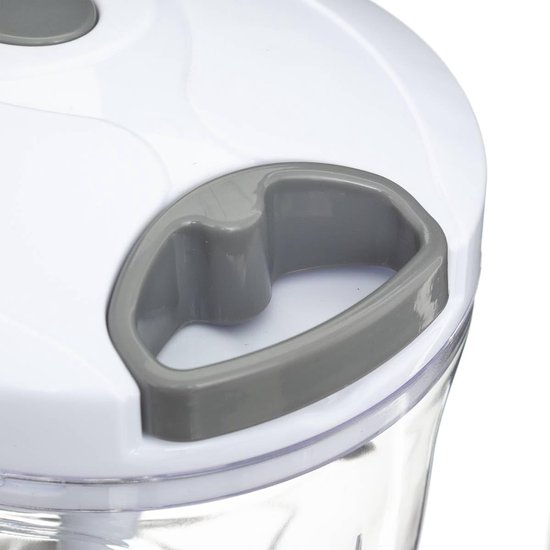 Hakmolen met trekkoord - Keukenaccessoire - Fijnhakken - Glas materiaal - Groen — afbeelding 2