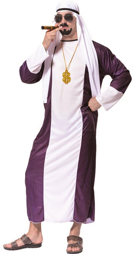 Costume de Cheikh - Costume arabe - Déguisements - Costume de carnaval - Adultes - Hommes - Taille M