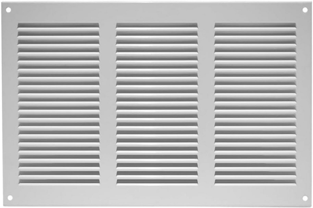Ventilatierooster 300x200mm met Insectenhor - Metalen Toevoer- en Afvoerrooster