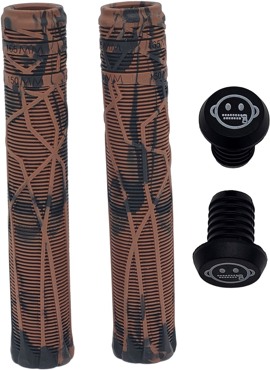 Zipit Almighty Grips 180mm Double Color Stuntstep Handvatten
