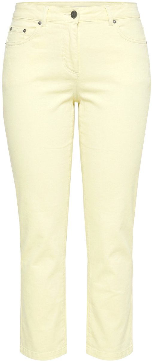 Angel of Style - Dames - Jeans Paula Straight Fit stretchcomfort 5-pocket - Sorbet geel - Maat 42