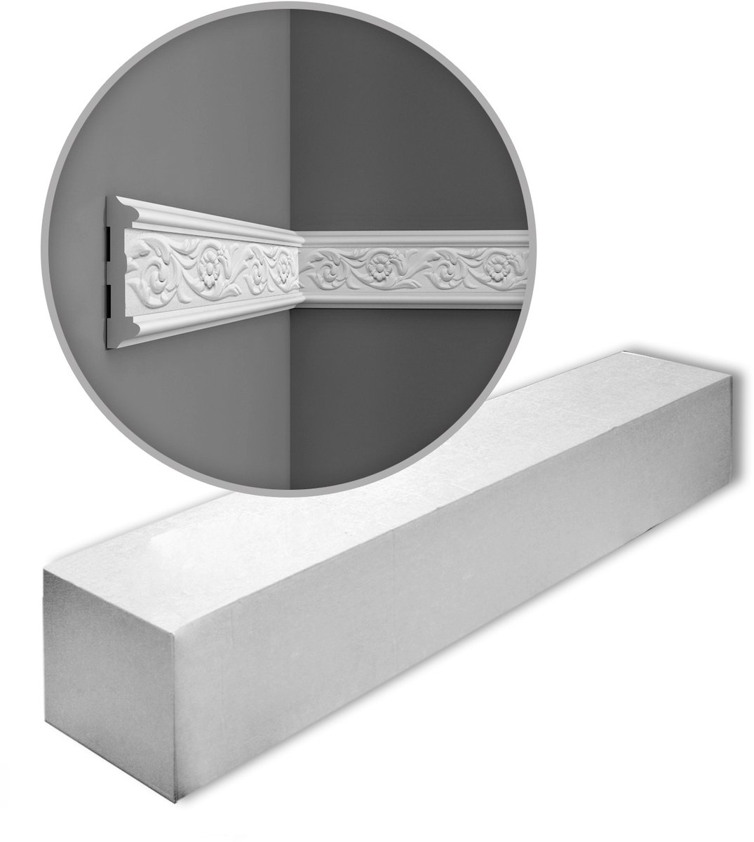 1 doos 10 Wandlijsten Origineel Orac Decor P7020 Plafondlijsten Sierlijsten Lijstwerk 20 m