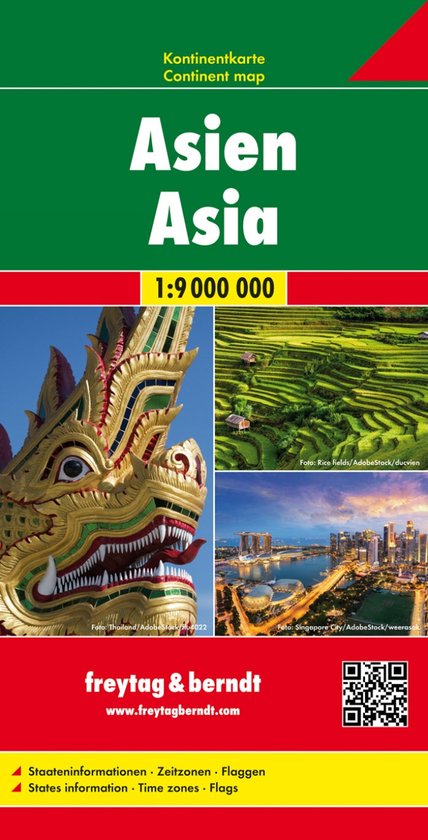 Asien, Kontinentkarte 1:9 000 000 - cover