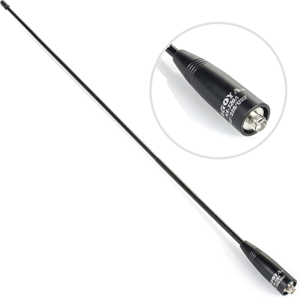 Tri Band HT Antenne voor VHF, UHF en 1.25M - SMA-Female