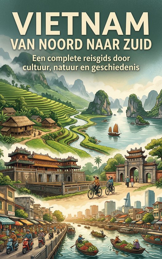 Vietnam van noord naar zuid - cover