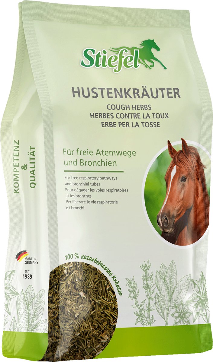 Stiefel Cough Herbs 1 KG   Paarden Supplementen