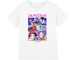 KPop Demon Hunters Huntrix - Neon Comic Anime Unisex T-shirt - wit - 116