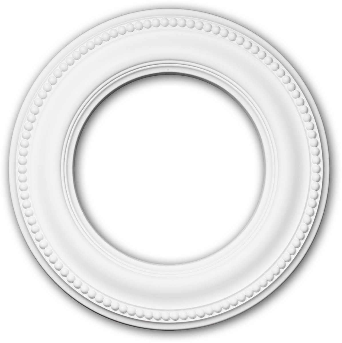 Plafond Rozet 156006 Profhome plafond centrum Sierelement neo-classicisme stijl wit Ø 33 cm