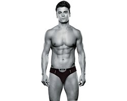 Envy - Bad Boy Thong - Heren sexy ondergoed - String voor mannen - Zwart, maat S/M