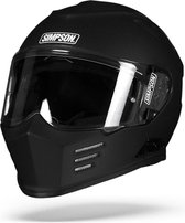 SIMPSON VENOM SOLID MAT ZWART INTEGRAALHELM XL