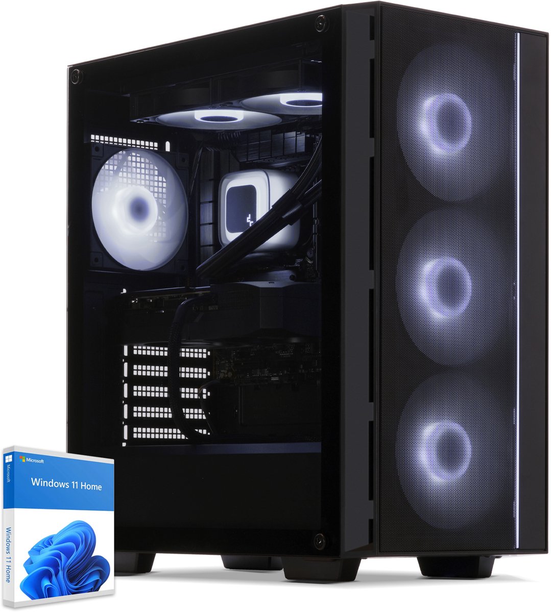 Sedatech Pro Gaming PC Waterkoeling ATX • AMD Ryzen 7 7700X 8x 4.5GHz • Geforce RTX5080 • 32Gb DDR5 • 2Tb SSD M.2 • WiFi • Bluetooth, USB C • Windows 11 • Desktop computer