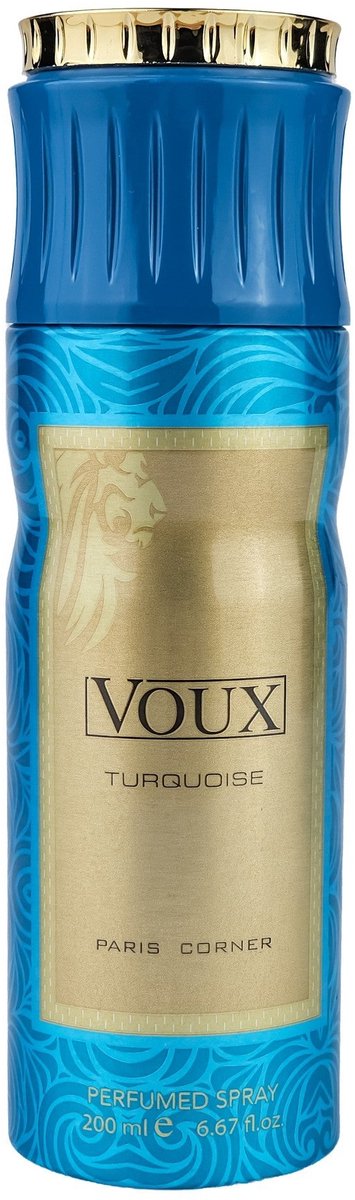 Paris Corner Voux Turquoise Deodorant - 200 ml