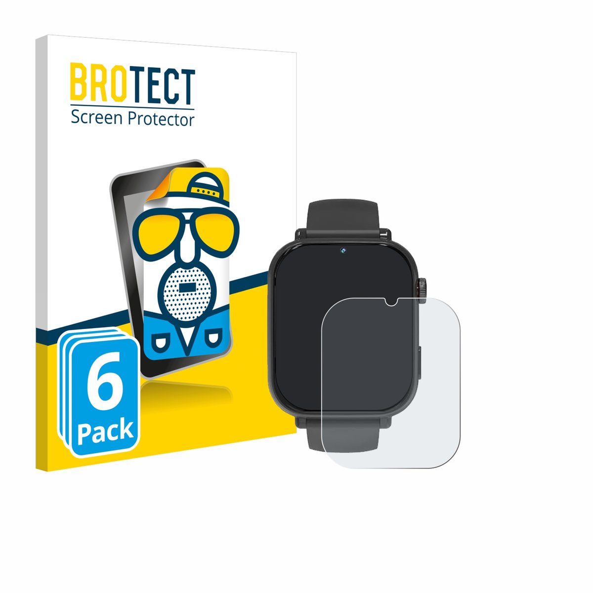 BROTECT - Screenprotector voor Ucani A22 - Folie Beschermfolie matte 6 Stuks