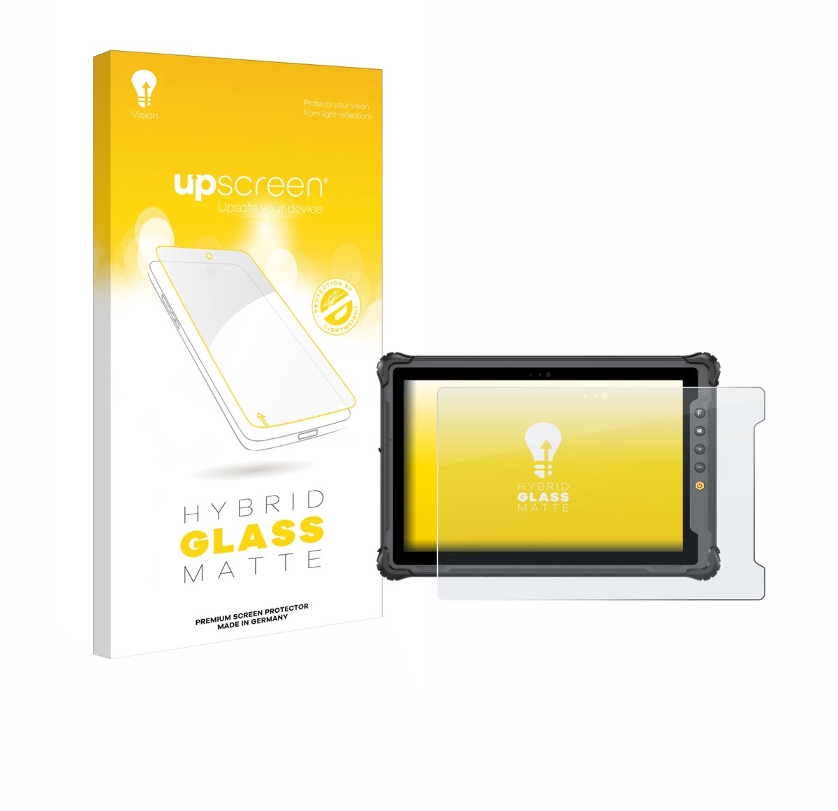 upscreen - Screenprotector voor onerugged W10 J - Folie Beschermfolie Beschermglas matte