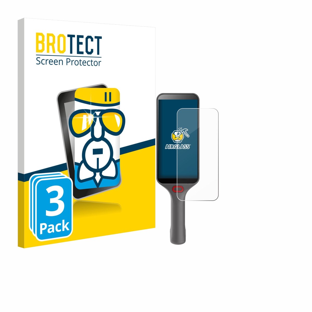 Screenprotector 3 Stuks voor Honeywell CS32 Beschermglas transparant