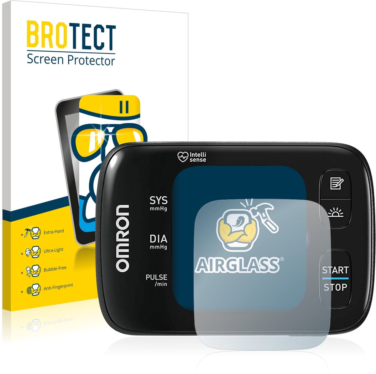 Screenprotector voor Omron RS7 Intelli IT Beschermglas transparant