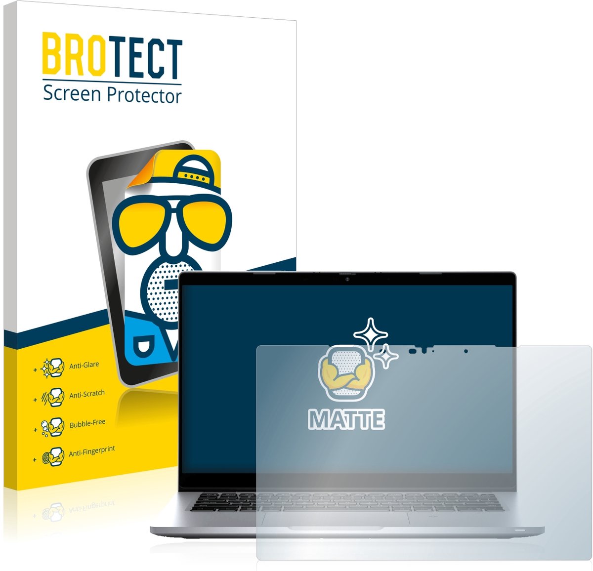 BROTECT - Screenprotector voor Dell Latitude 5320 Non-Touch - Folie Beschermfolie matte