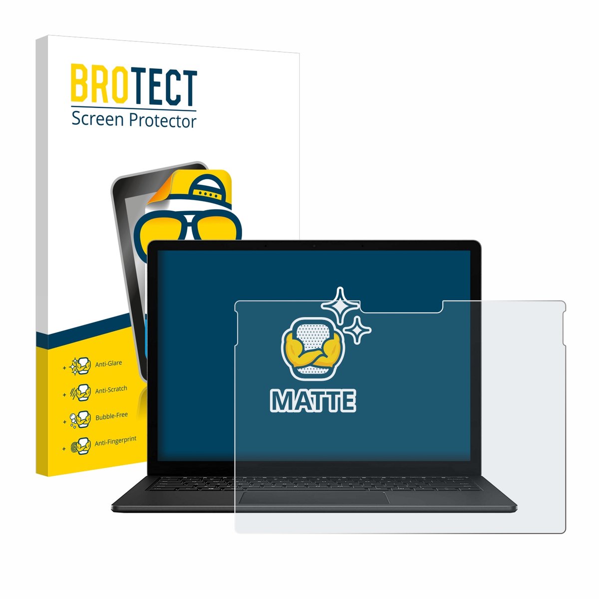 BROTECT - Screenprotector voor Microsoft Surface Book 3 13.5" - Folie Beschermfolie matte