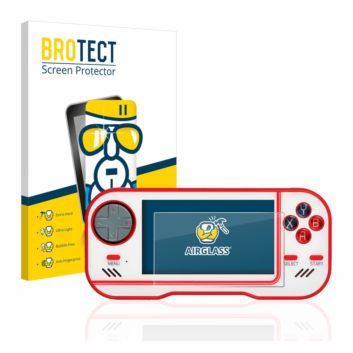 Screenprotector voor Blaze Evercade Beschermglas transparant
