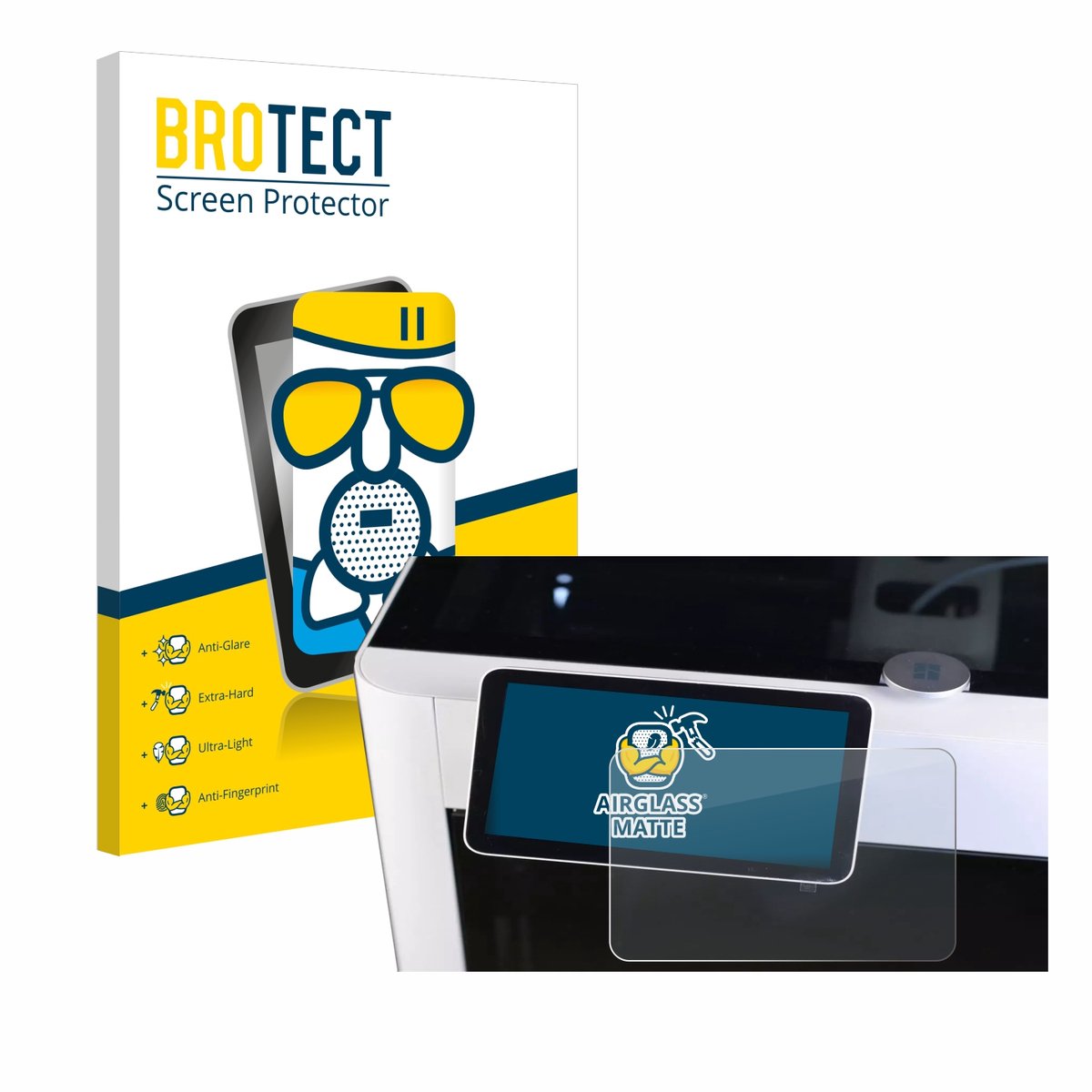 BROTECT - Screenprotector voor Bambu Lab X1-Carbon 3D Printer - Folie Beschermfolie Beschermglas matte